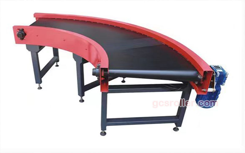 GCS Factory Customized Curved Track Belt Conveyor