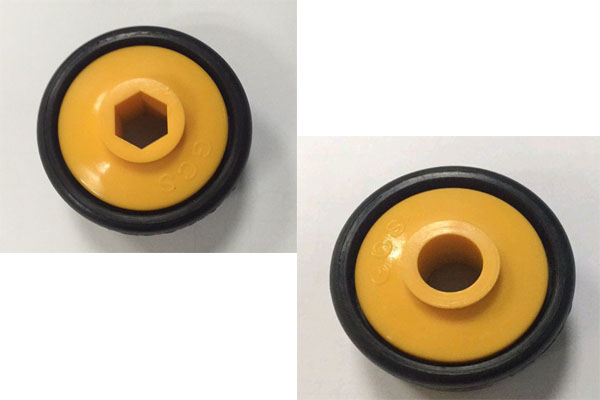 Nylon shell bearing kit foar swiertekrêft roller