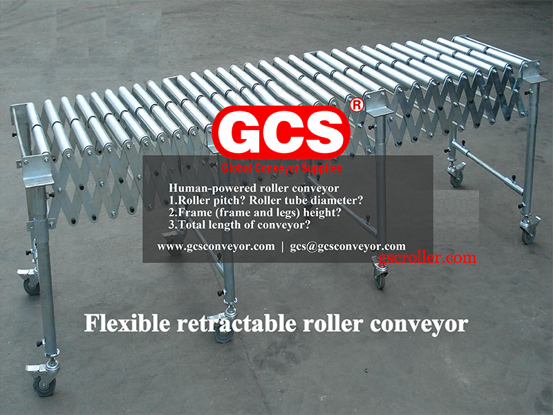 Conveyor Retractable pikeun tanaga Rroller Conveyor Line |GCS