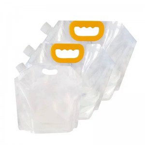 5 Liter Beer Gallon Beverage Juice Pouches Bag Clear