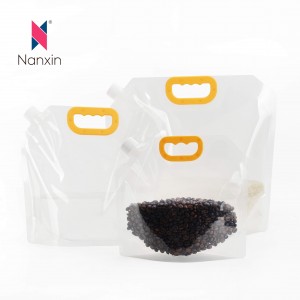 1L Spout Pouch For Sauce 500ml Plastic Oil Packaging Doypack Bags With Spout Customized Liquid Food Packaging