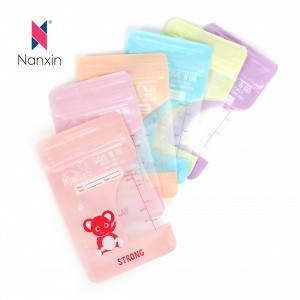 Wholesale Stand Up Breastmilk Storage Bags Pre-Sterilized And Bpa Free Breast Milk Storage Bags