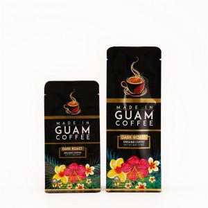 Coffee Bean Square Packaging Kantong Kopi Kantong Plastik Bawah