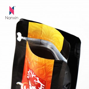 Resealable Biodegradable Custom Printed Plastic Pouch Flat Bottom Empty Packages Valve Packaging Coffee Bag