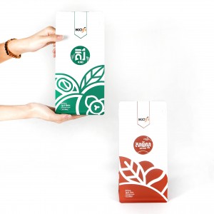 એલ્યુમિનિયમ ફોઇલ કોથળીઓ એમ્બેલેજ ટી કોફી પ્લાસ્ટિક પેકેજિંગ બેગ્સનું ઉત્પાદન