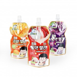 Personlized Products Factory Customized 100ml 150ml Liquid Beverage Special Fruit Juice Packaging Plastic Water Drink Jelly Bottle Shaped Pouch Bag