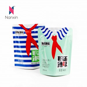 Friendly Stand Up Pouches With Zipper For Food Grade Nut Candy Chips Packaging Bag