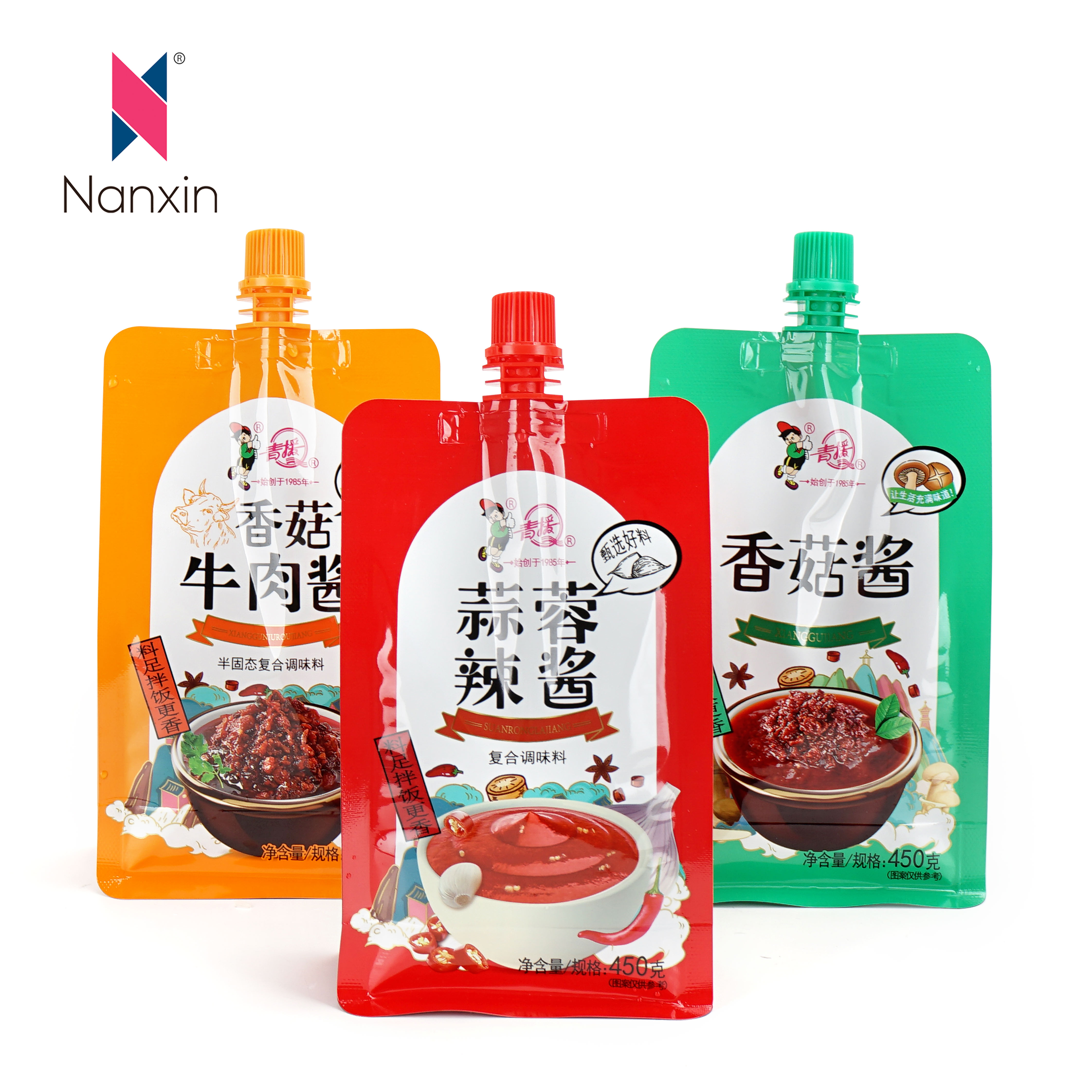 Custom Aluminum Foil Printing Fruit/Vegetable Juice Liquid Food Beverage Pouch Water Bag Drink Pouches Bag Stand Up Spout Featured Image