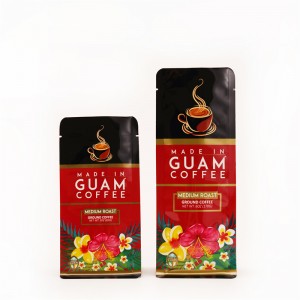 Koffieboon vierkantige verpakking Koffiesakke Onderste plastieksakke