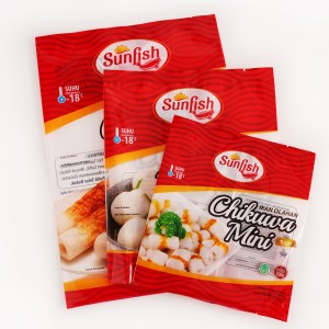 Läpinäkyvä takasinettipussi Frozen Chicken Nylon Pakkausmuovipussi ruokaa varten