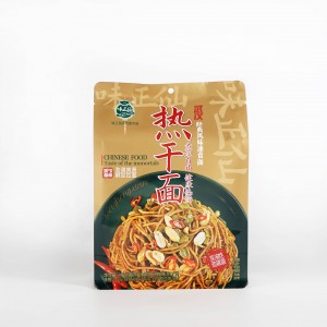 Instant Noodles Flat Bottom Plastic Skittles Medible Food Packaging Heat Seal Bag Customize