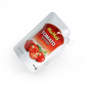 Plastmasas pārtikas kvalitātes 500g karstās mērces iepakojuma maisiņi Knorr mērces paciņas