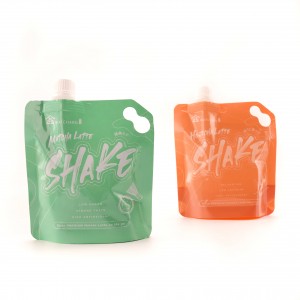 Drinking Transparent Water Proof Resealable Pouch Liquid Plastic Bag With Nozzle
