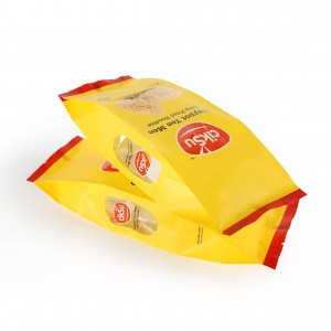 Food Grade Nudler Pasta Gjennomsiktig emballasje Sidekilepose med vindu