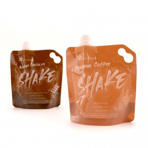Shan Tabbacin Ruwa Mai Sake Sake Buga Liquid Plastic Bag Tare da Nozzle