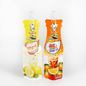 Baby Food Plastic Mylar Juicy Spout Pack Drink Pouches Packages Bags For Liquid