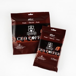 Plastic Aluminizing Myanmar Back Seal Coffee Tea Packaging Bags-BFD004