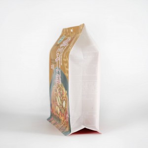 Mie Instan Flat Bottom Plastik Skittles Medible Food Packaging Heat Seal Bag Customize