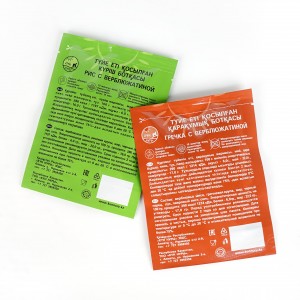 Kruidenpoeder staande buideltas voor voedselverpakking Heldere shampoo Kleur en warmte