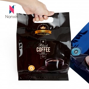 Custom Print Packaging Side Gusset 80g Valve Pouches Bean Coffee Bags