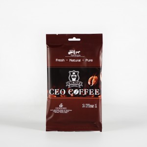 Kunststof aluminiserende Myanmar-achterafdichting Koffie-theeverpakkingszakken-BFD004
