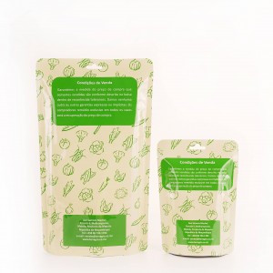 Envoltura de calidade de papel de aluminio Selado térmico Deseña as túas propias bolsas de plástico para envasar
