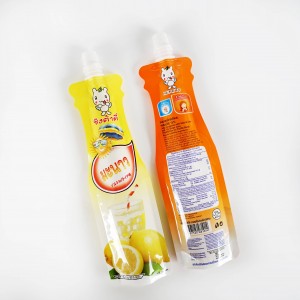 Alimentazione per i zitelli Plastic Mylar Juicy Spout Pack Sacchetti per bevande Pacchetti Sacchetti per liquidi