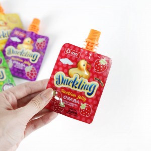 Juicy Fruit Edible Water Bags Drink Liquid Pouches With Spout