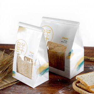 Паперовий мішок для хліба з жиростійким харчовим продуктом із вікном