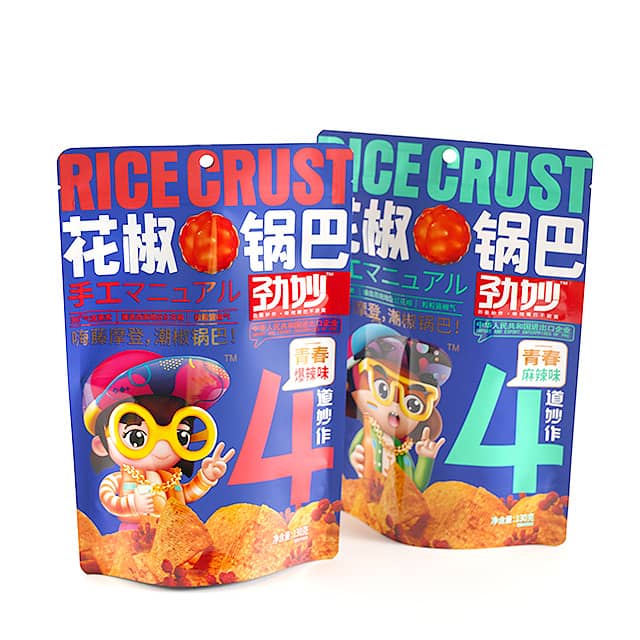 500G food grade material laminated material bag zipper stand up pouches for snacks