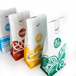 Fabricación de bolsas de embalaje de plástico para té y café, sacos de papel de aluminio