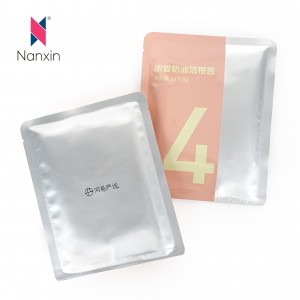 Aluminum Foil Bag Laminated Mylar Jakunkuna Kamshi Hujja Buɗe Babban Hatimin Zafi Flat Mylar Packaging Bag