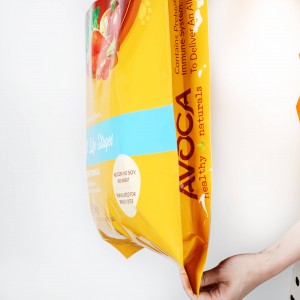 Bossa d'embalatge de plàstic per a mascotes Aluminize extra gran per a menjar per a gossos