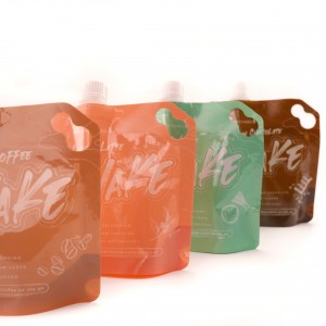 Drinking Transparent Water Proof Resealable Pouch Liquid Plastic Bag With Nozzle
