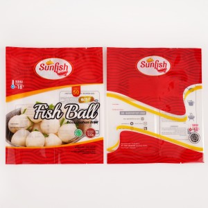 Transparent Back Seal Pouch Frozen Chicken Nylon Packaging Plastpåse för mat