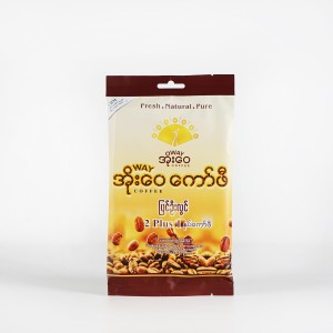 Plastic Aluminizing Myanmar Back Seal Kaffe Te Emballage Poser-BFD004