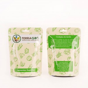 Ang Aluminum Foil Quality Wrapping Heat Sealing Design Imong Kaugalingong Plastic Bag Para sa Packaging