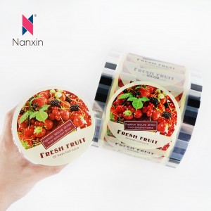Film de scellage de tasse de yaourt PP personnalisé, vente en gros en vrac pour rouleau de scellage de tasse de thé à bulles