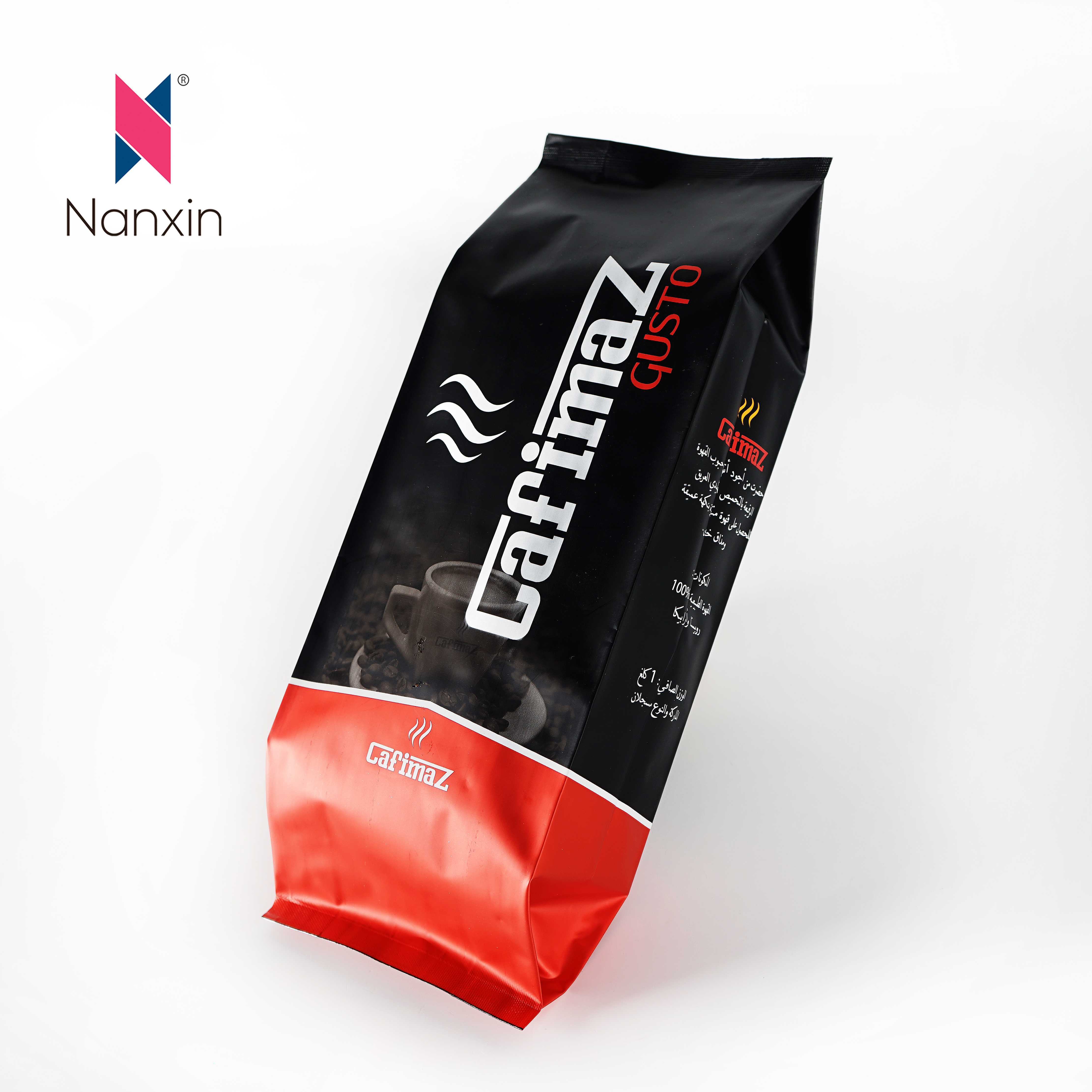 China New Product Benotzerdefinéiert Side Gusset Plastic Coffee Bean Bag