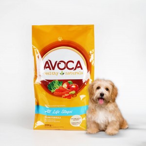 Çanta plastike e paketimit të kafshëve shtëpiake Aluminize tepër e madhe për ushqimin e origjinës së qenve