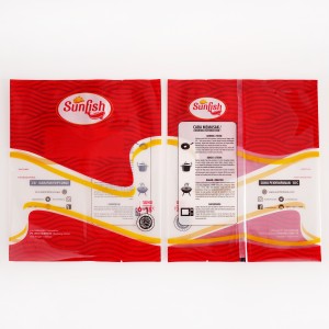 Transparent Back Seal Pouch Frozen Chicken Nylon Packaging Bag Plastic Bo Food