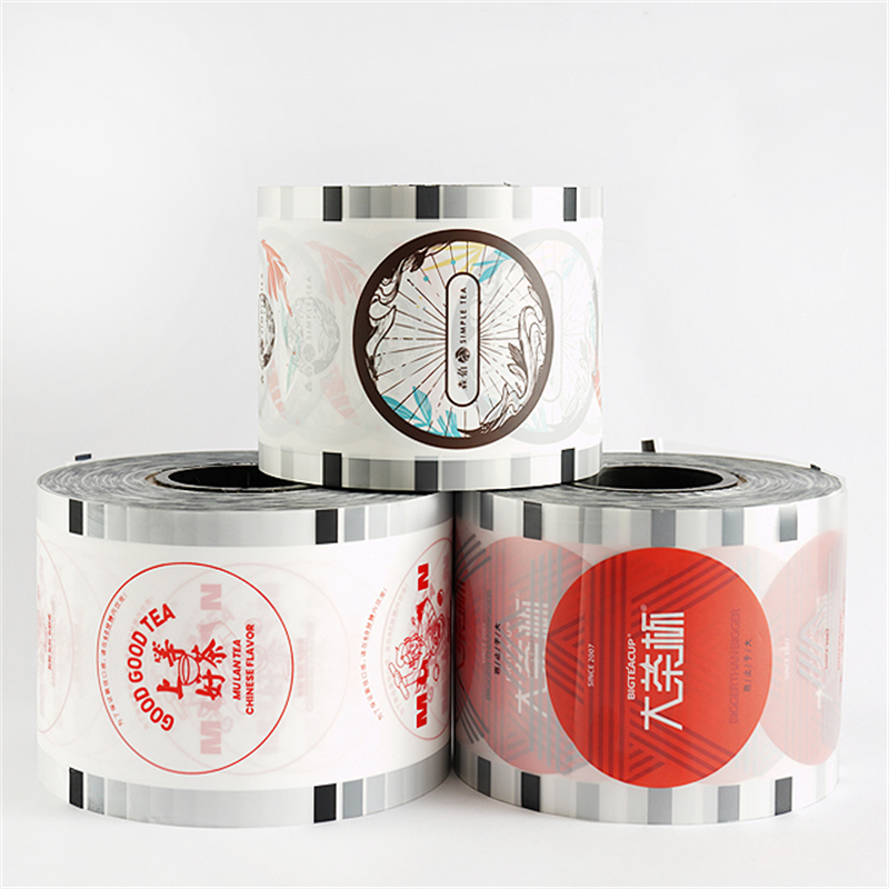 Film di sigillatura laminata in plastica PLA film sigillante per tazze per tè a bolle PP film sigillante per tazze
