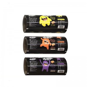 Food Packaging Plastic Cover Mylar Printed Ziplock Bag Laminating Film Roll Para sa Chocolate