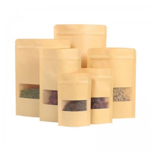 Food Kraft Paper Stand Up Pouches