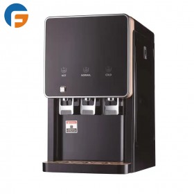 Tabletop RO water dispenser hot and cold water purifier compressor cooling water dispenser