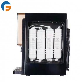 Factory wholesale Tabletop RO water dispenser hot and cold water purifier compressor cooling water dispenser
