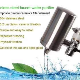 Faucet Filter banyu stainless steel kanggo nggunakake Faucet