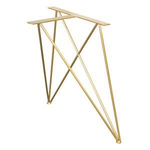 Diy Folding Table Legs gold brass modern legs | Gelan
