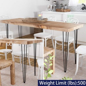 Hairpin Legs V Iron Steel Restaurant Coffee Dining Furniture Table Hairpin Legs