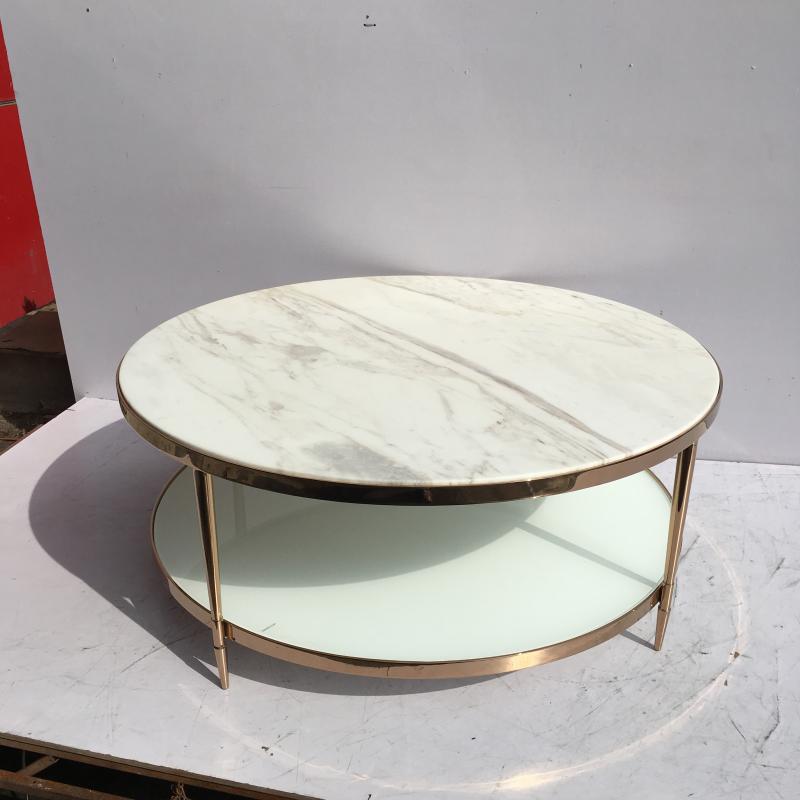Best Metal Frame For Coffee Table Round Marble Table Brass Gold Coffee ...